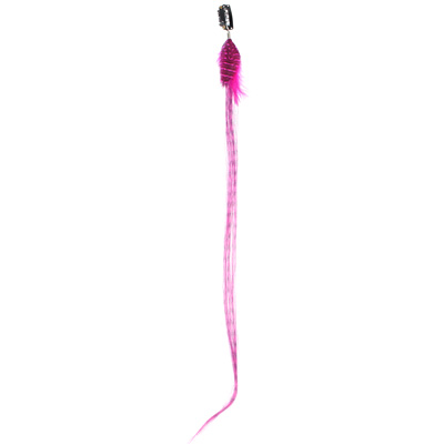 Zac's Alter Ego - Aprox. 40cm Polka Dot Feather Haarverlängerung - Rosa